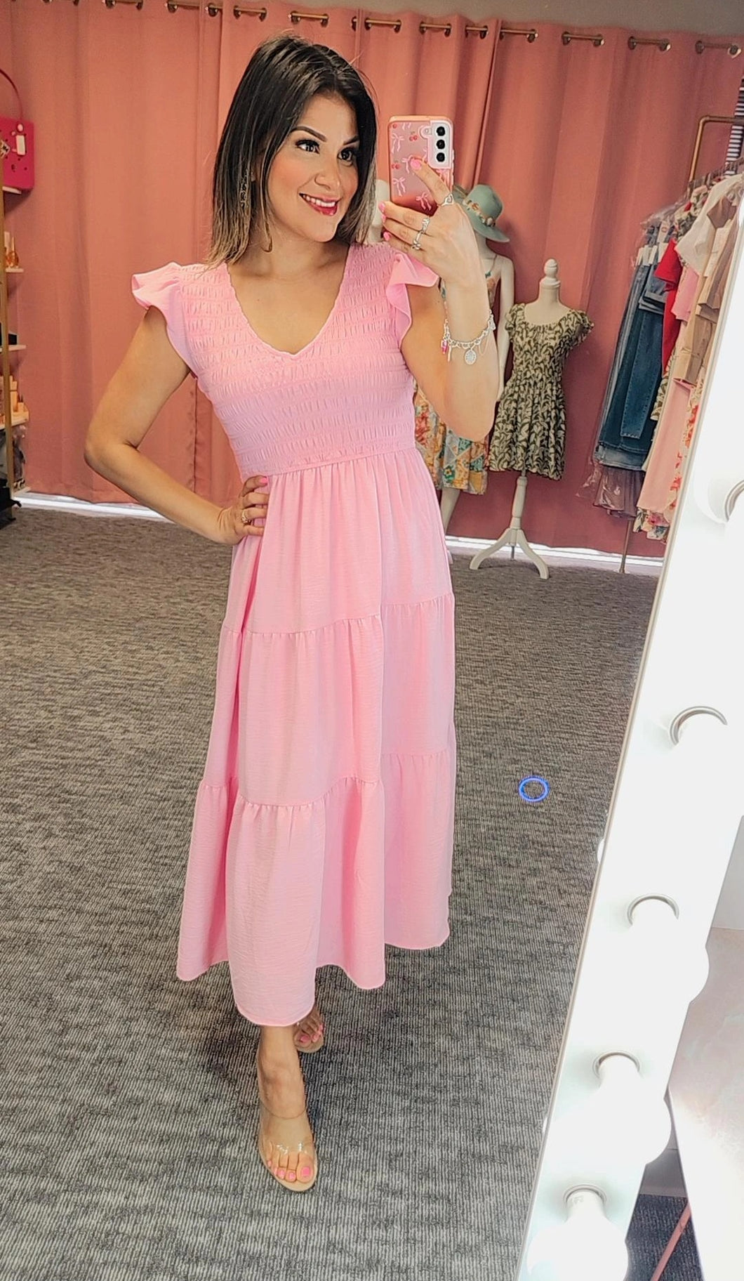 Sassy Light Pink Dress